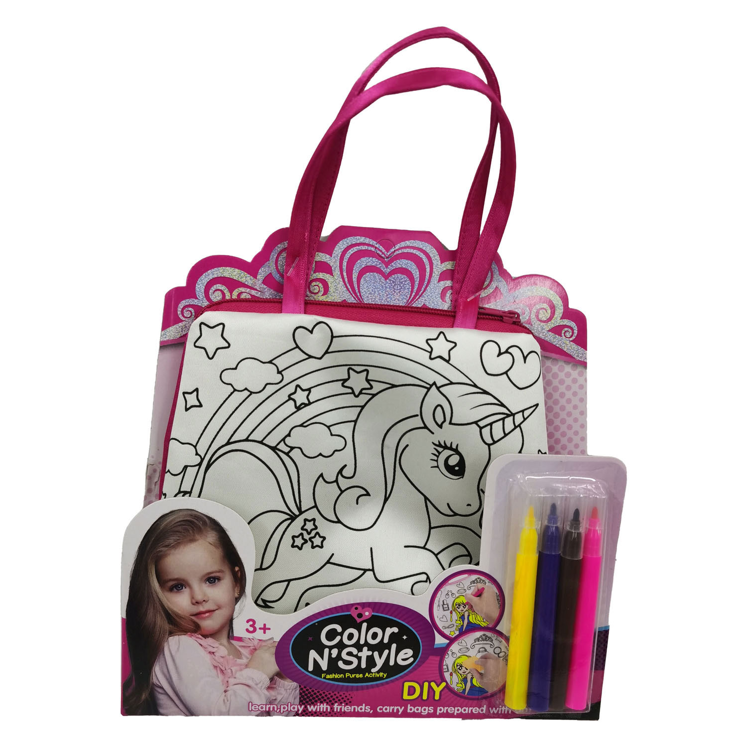 Colorez votre propre sac Licorne