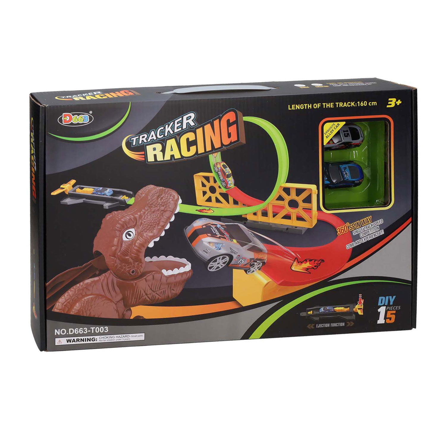 Lanceerset Dino met Looping & Schans