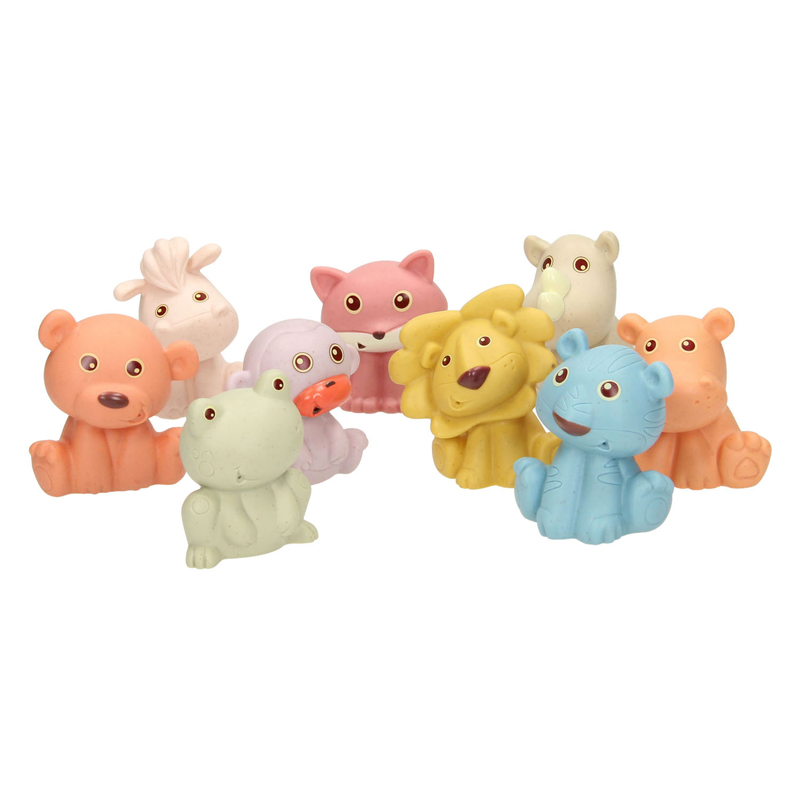 Pastel familial des animaux de bain, 9 pcs.