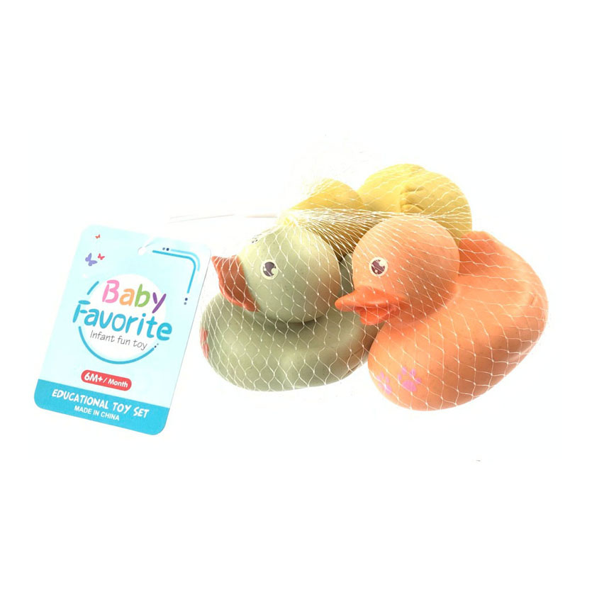 Canards en caoutchouc Pastel, 3 pcs.