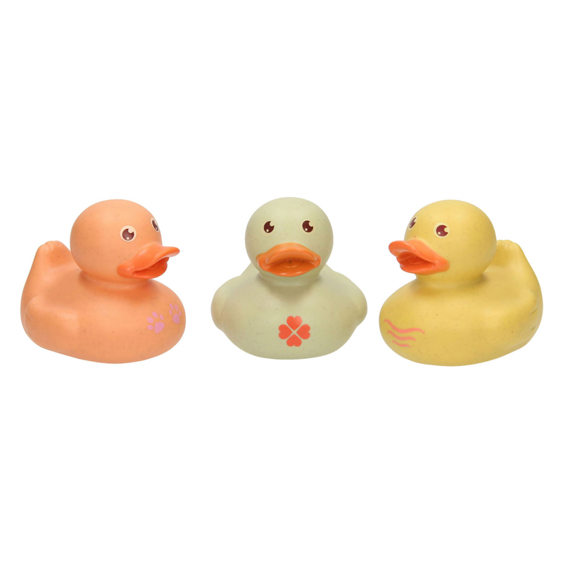 Canards en caoutchouc Pastel, 3 pcs.