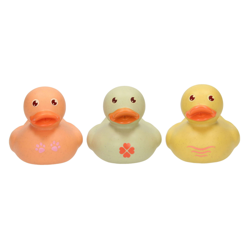 Canards en caoutchouc Pastel, 3 pcs.