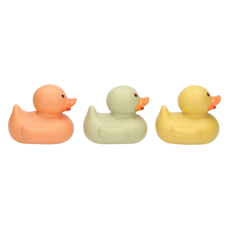 Canards en caoutchouc Pastel, 3 pcs.