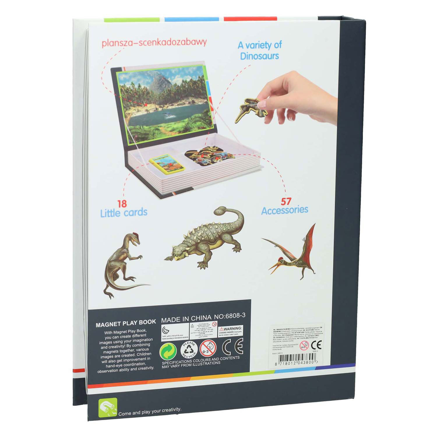 Magnetische Koffer Dino