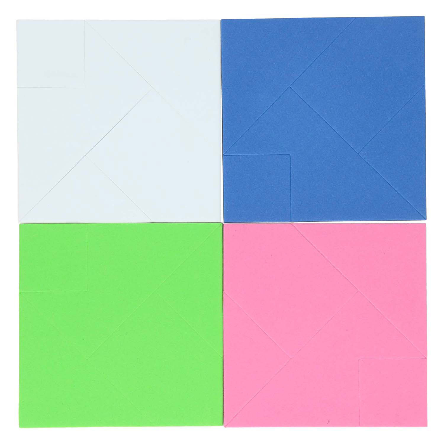 Casse-têtes Tangram, 4 mcx