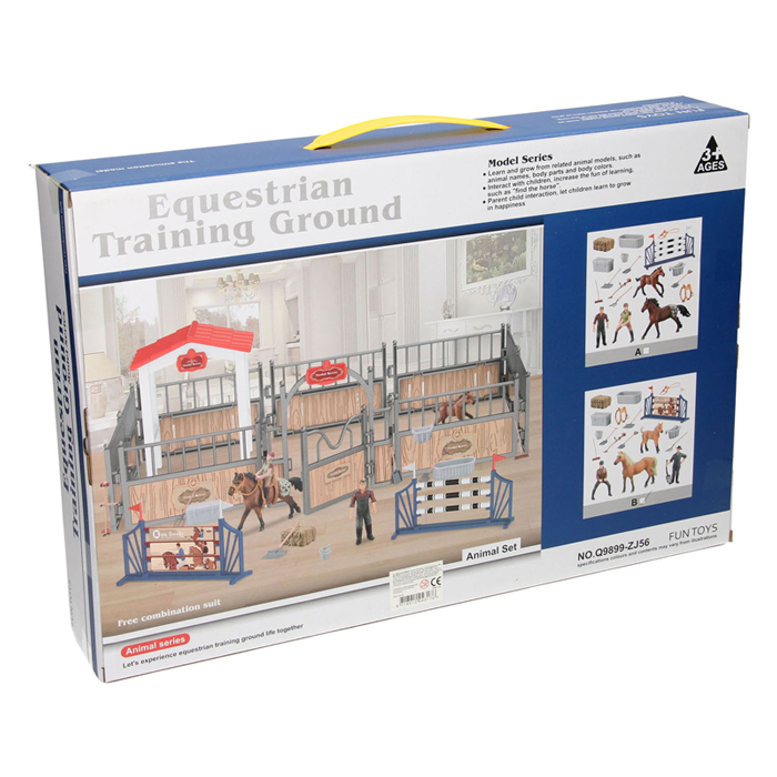 Spielset Reitplatz mit Spielfiguren und Zubehör