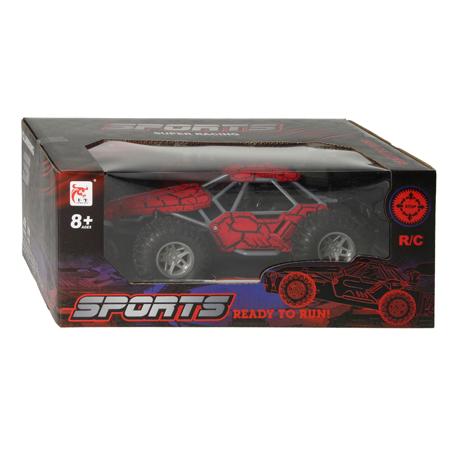 Voiture RC avec fonction fumée - Rouge