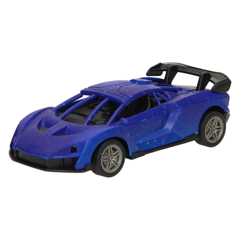 Voiture de course RC voiture contrôlable bleu/noir