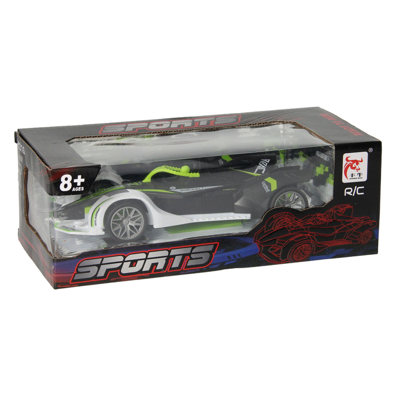 RC Racer Groen/Zwart Bestuurbare Auto