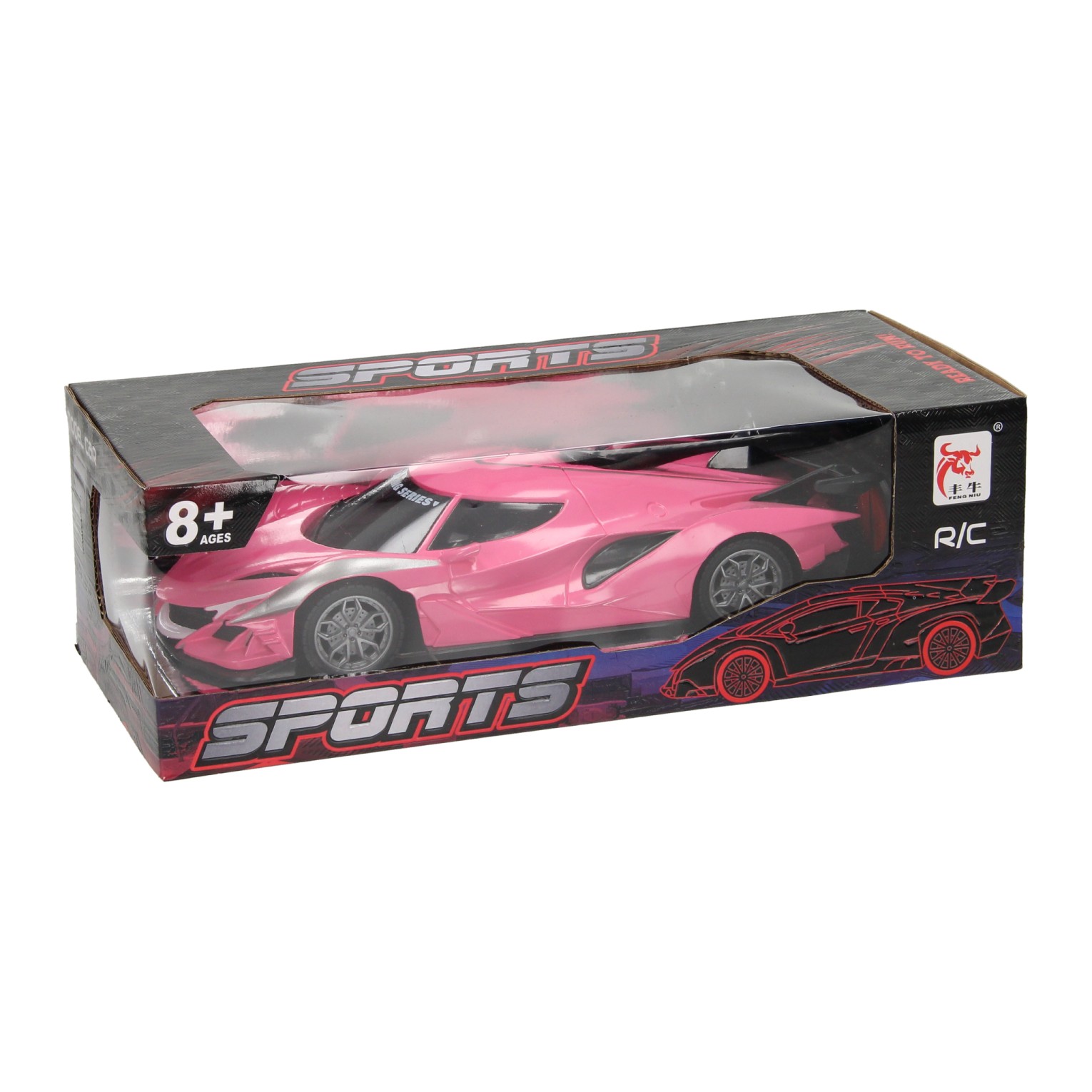 Voiture de course RC rose