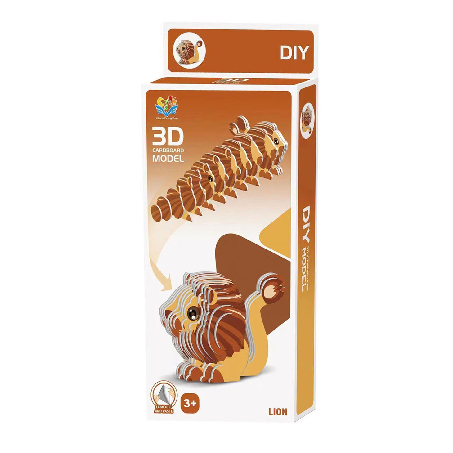 Puzzle 3D Lion, 26 pcs.