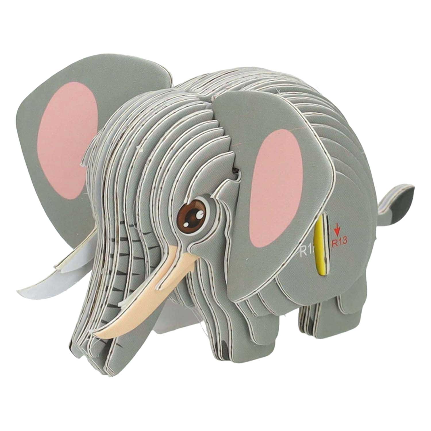 3D-Puzzle Elefant, 36 Teile.