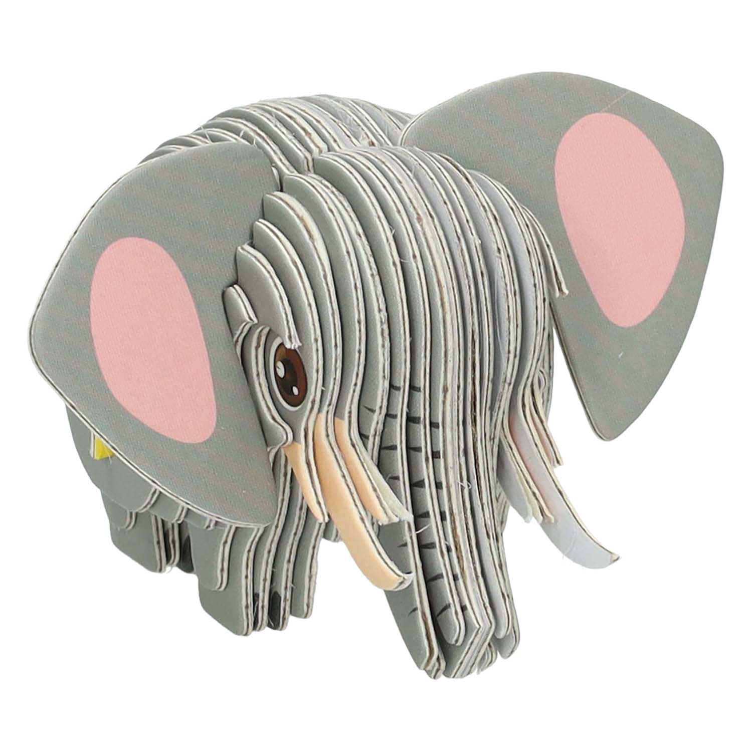 3D-Puzzle Elefant, 36 Teile.