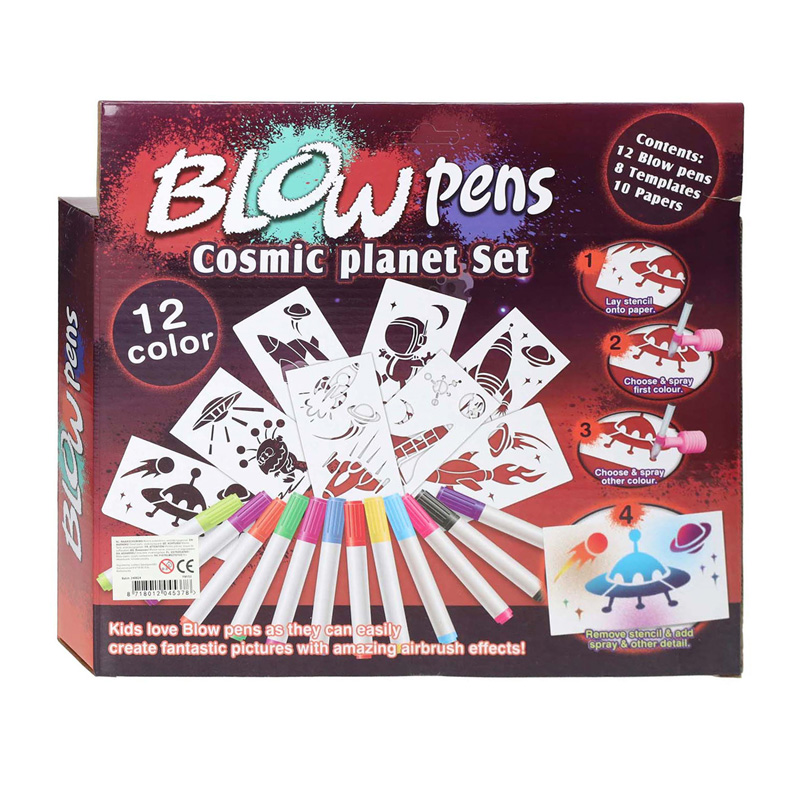 Blaaspennenset met Pompje Space