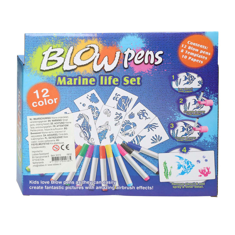 Blaaspennenset met Pompje Onderwaterwereld