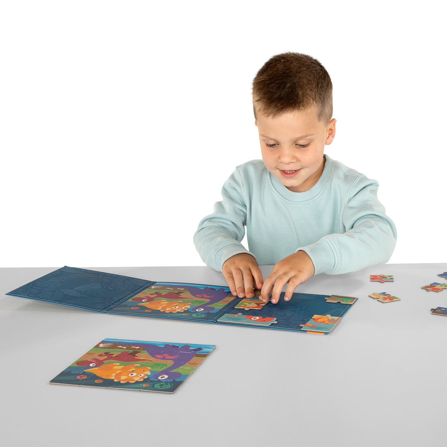 Magnetisch Puzzelboek Dino