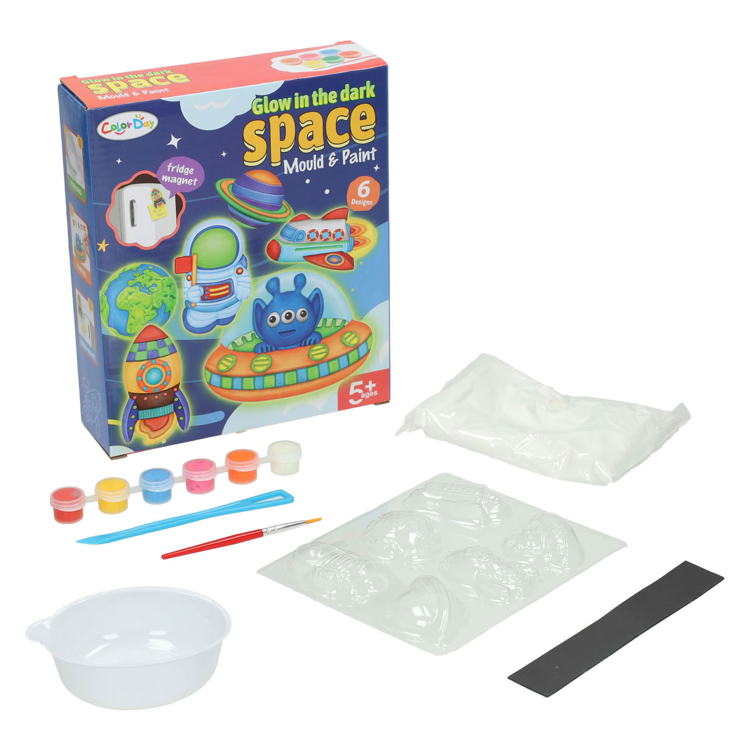 Verser et peindre un espace phosphorescent