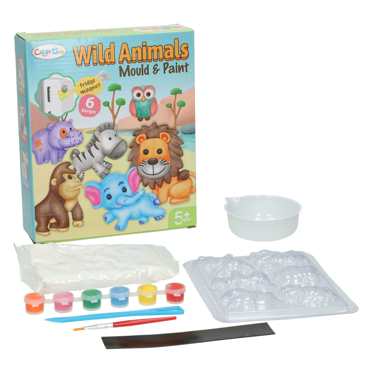 Wilde Tiere gießen und bemalen