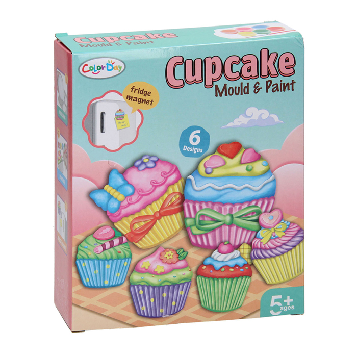 Cupcakes formen und bemalen