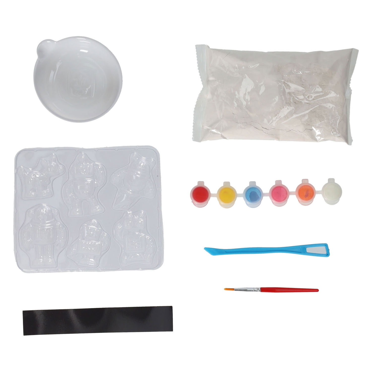 Gieten & Schilderen Glow in the Dark Robots