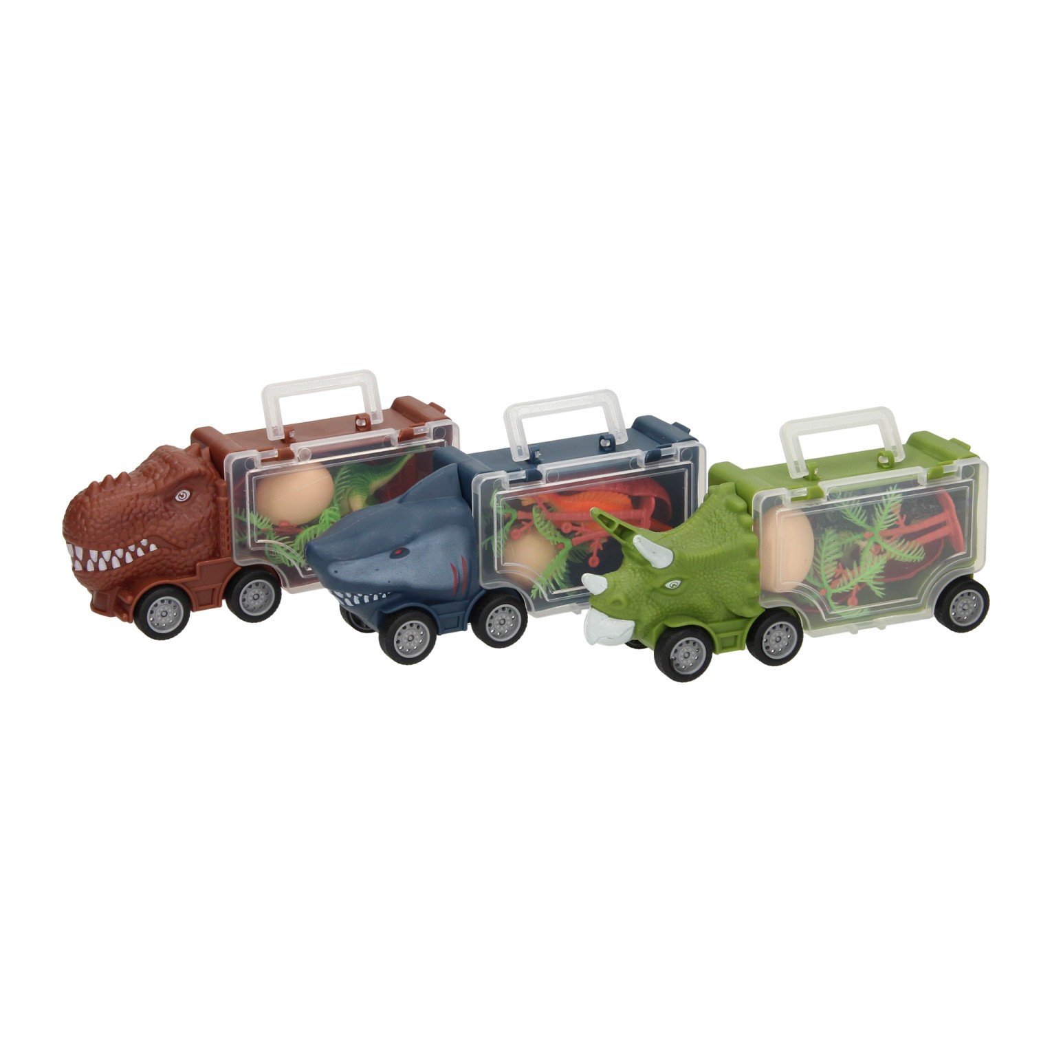 Coffret camion Dinos et Requin, 3 pcs.