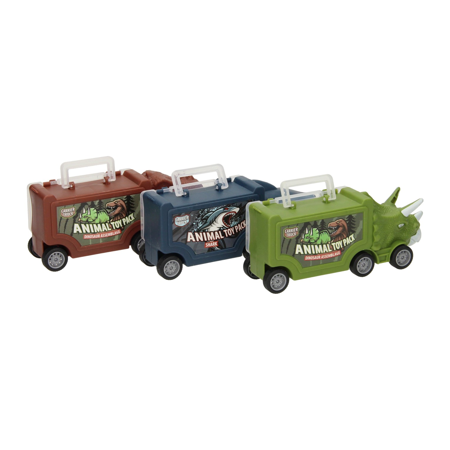 Coffret camion Dinos et Requin, 3 pcs.