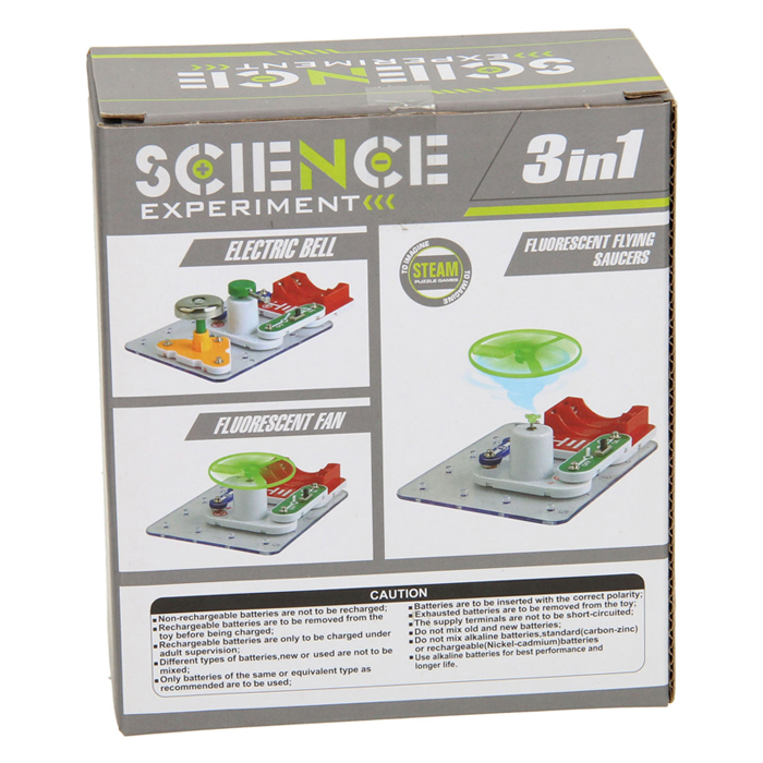 Wissenschaftlicher Experiment-Aufruf 3in1