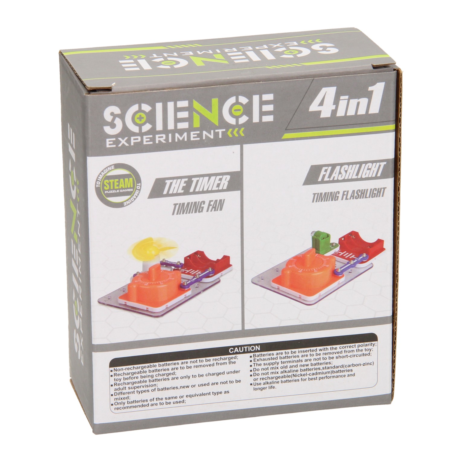 Science Experiment De Timer en Zaklamp 2in1