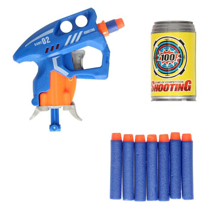 Soft Dart Spel Pistool en Blikjes