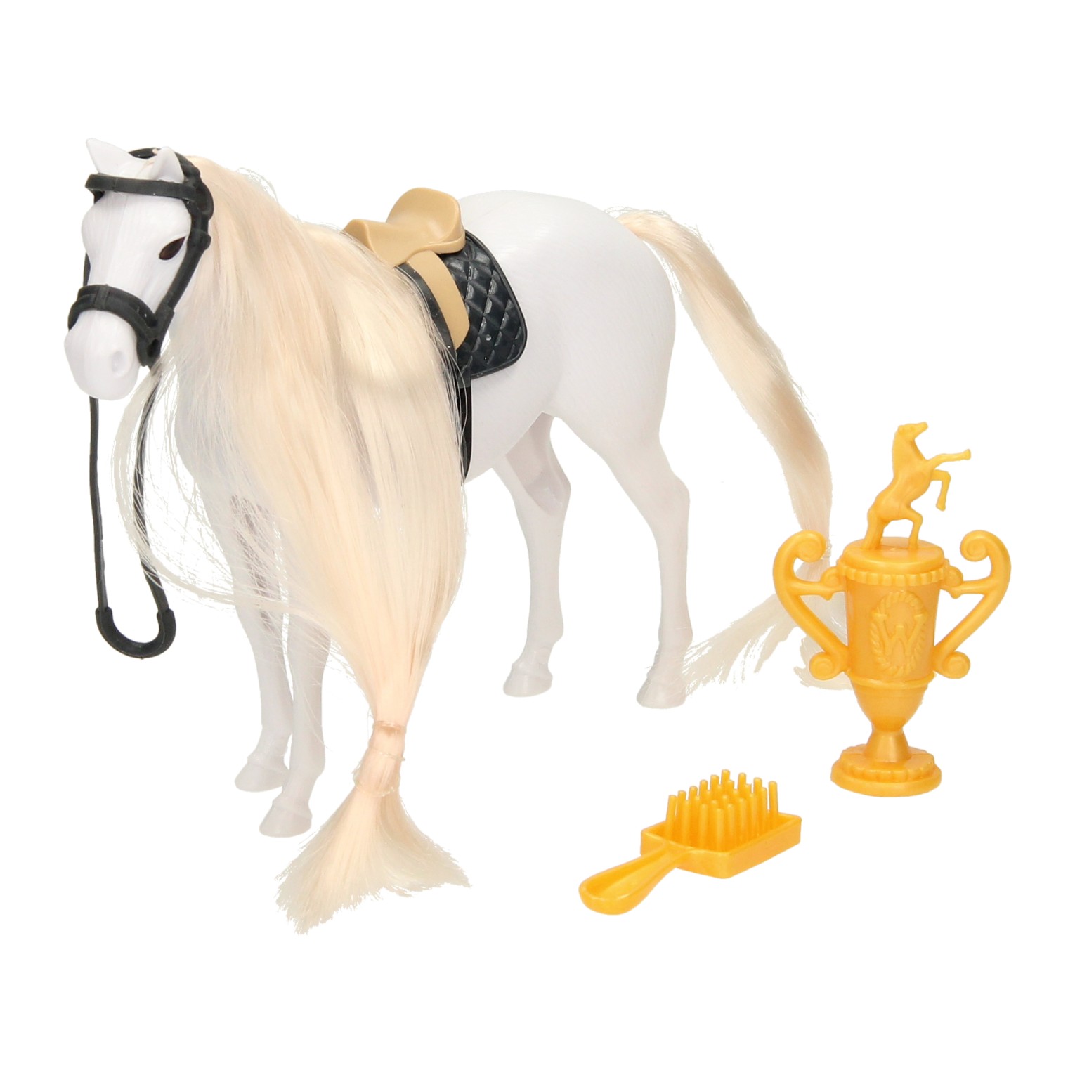 Cheval avec peigne et coupe