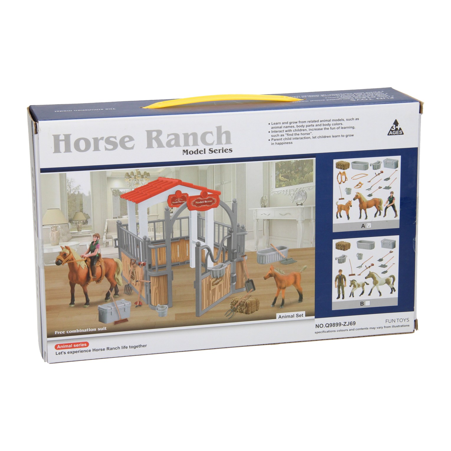 Coffret de jeu école d'équitation