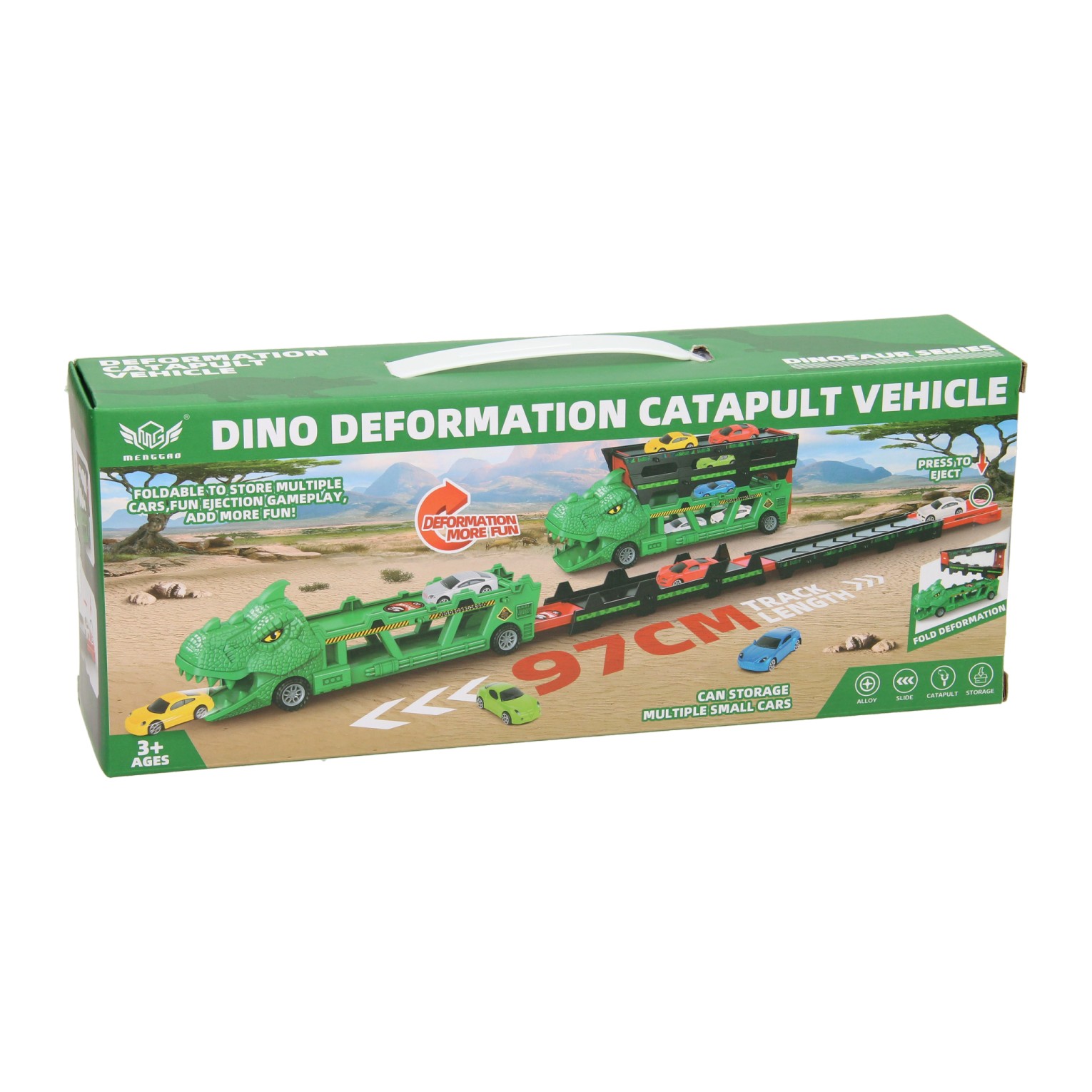 Dino Transporter avec fonction de tir, 7 pcs.