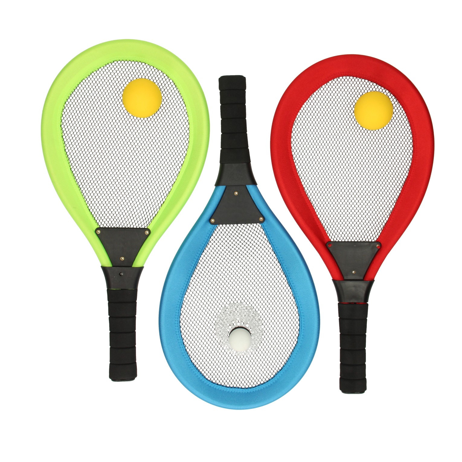 Weiches Tennis- und Badminton-Set in Farbe