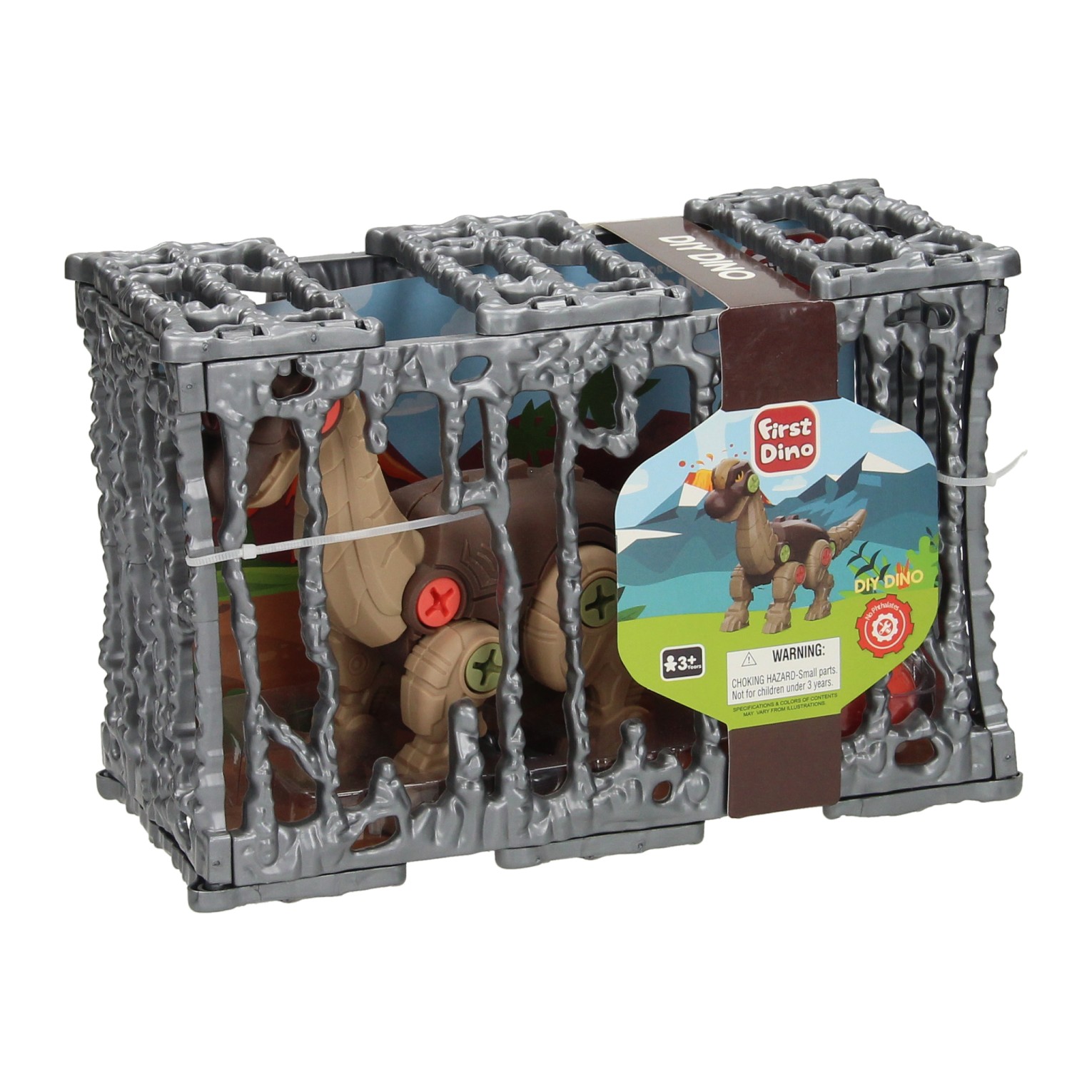 Visser Dino dans la cage