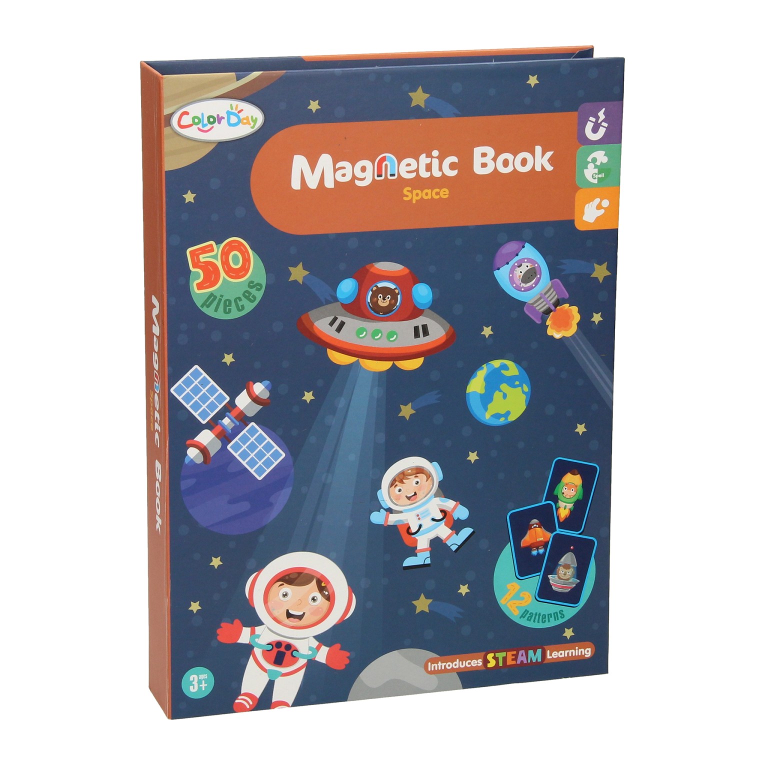 Magnetisch Boek - Ruimtevaart, 50dlg.