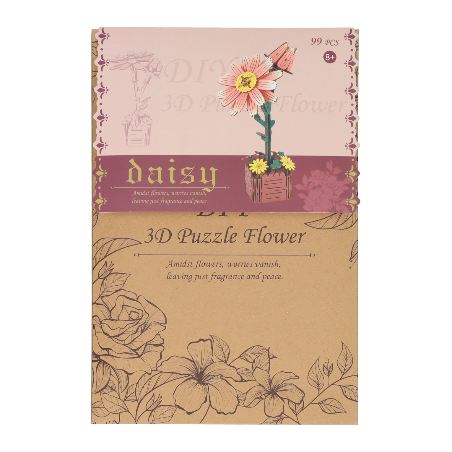 3D Bouwpakket Daisy Flower - 99dlg.