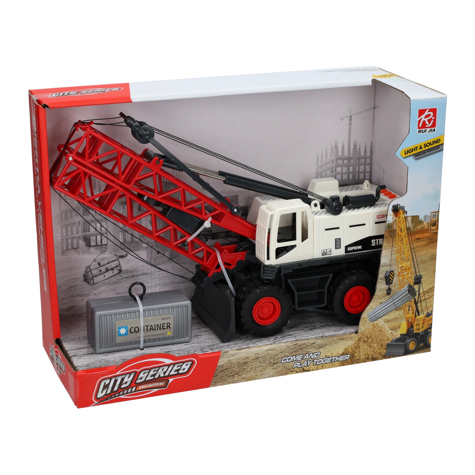 Constructie Kraanwagen met Licht & Geluid