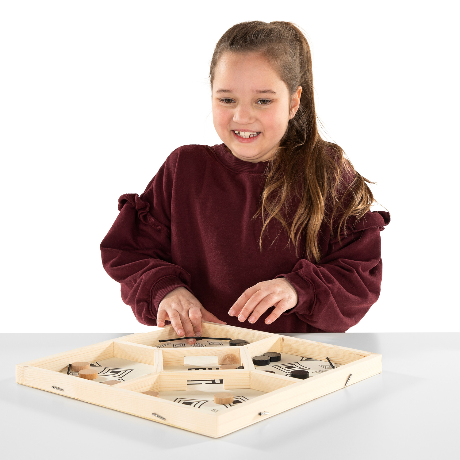 Jeu de tir aux palets en bois - 4 joueurs