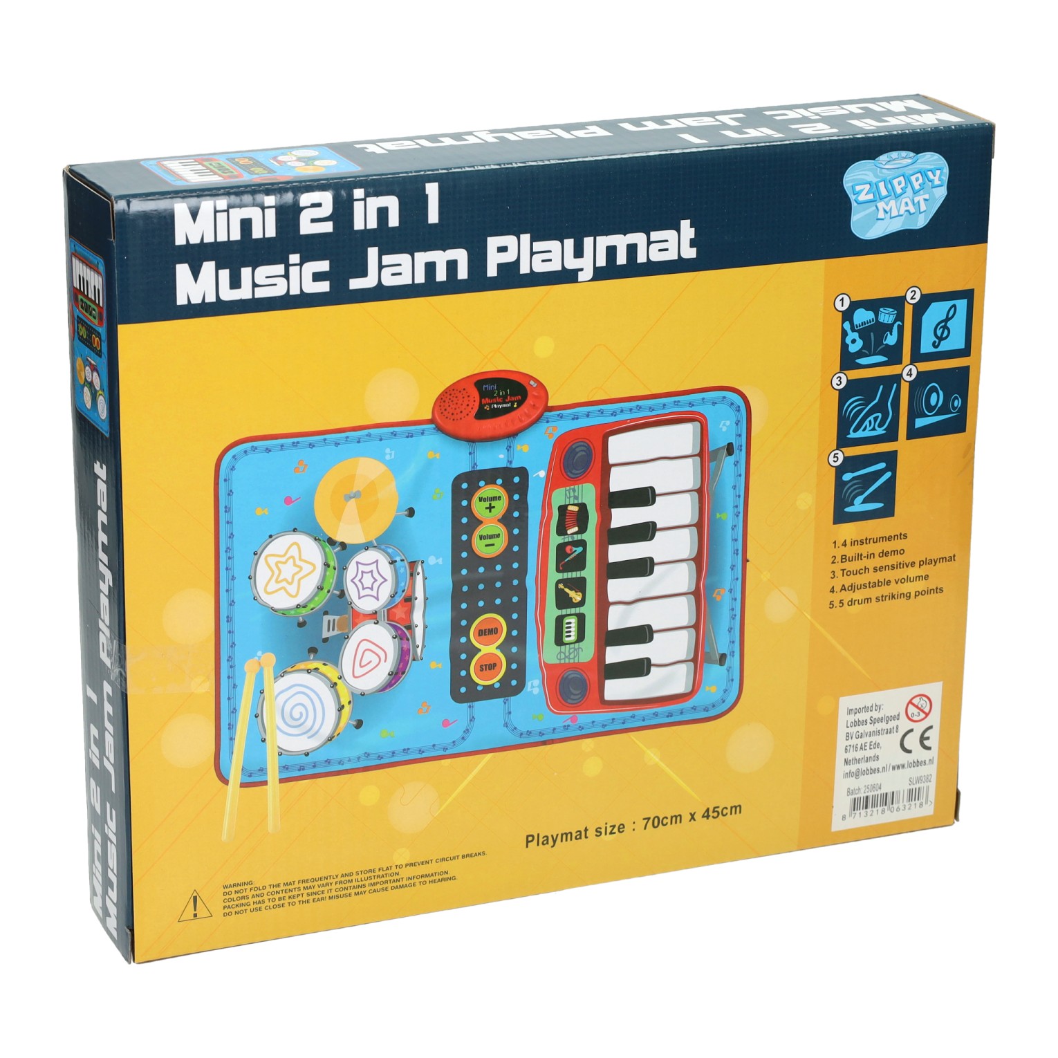 Muziek Mat - 70x45cm