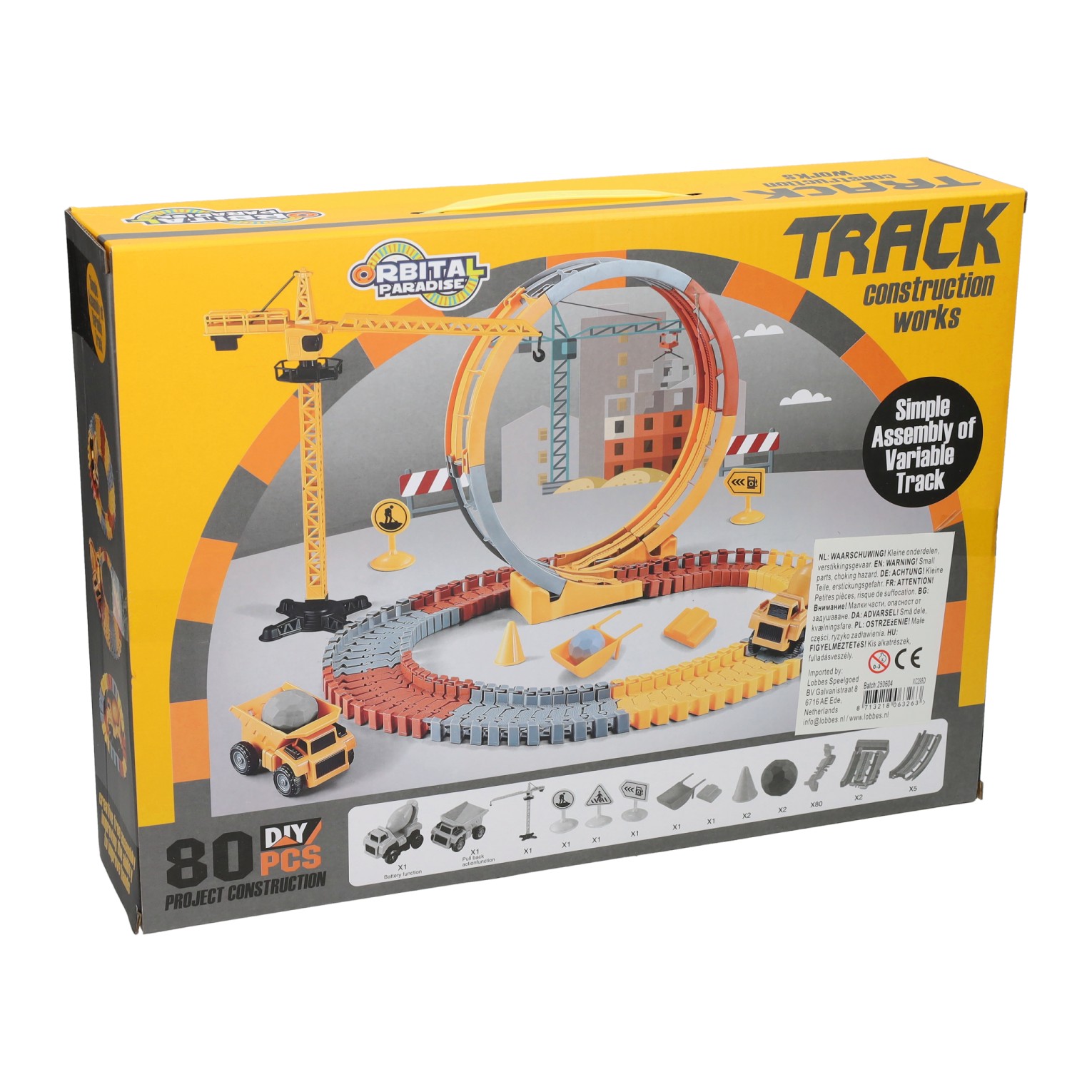 Constructie Track Bouwset - 80dlg