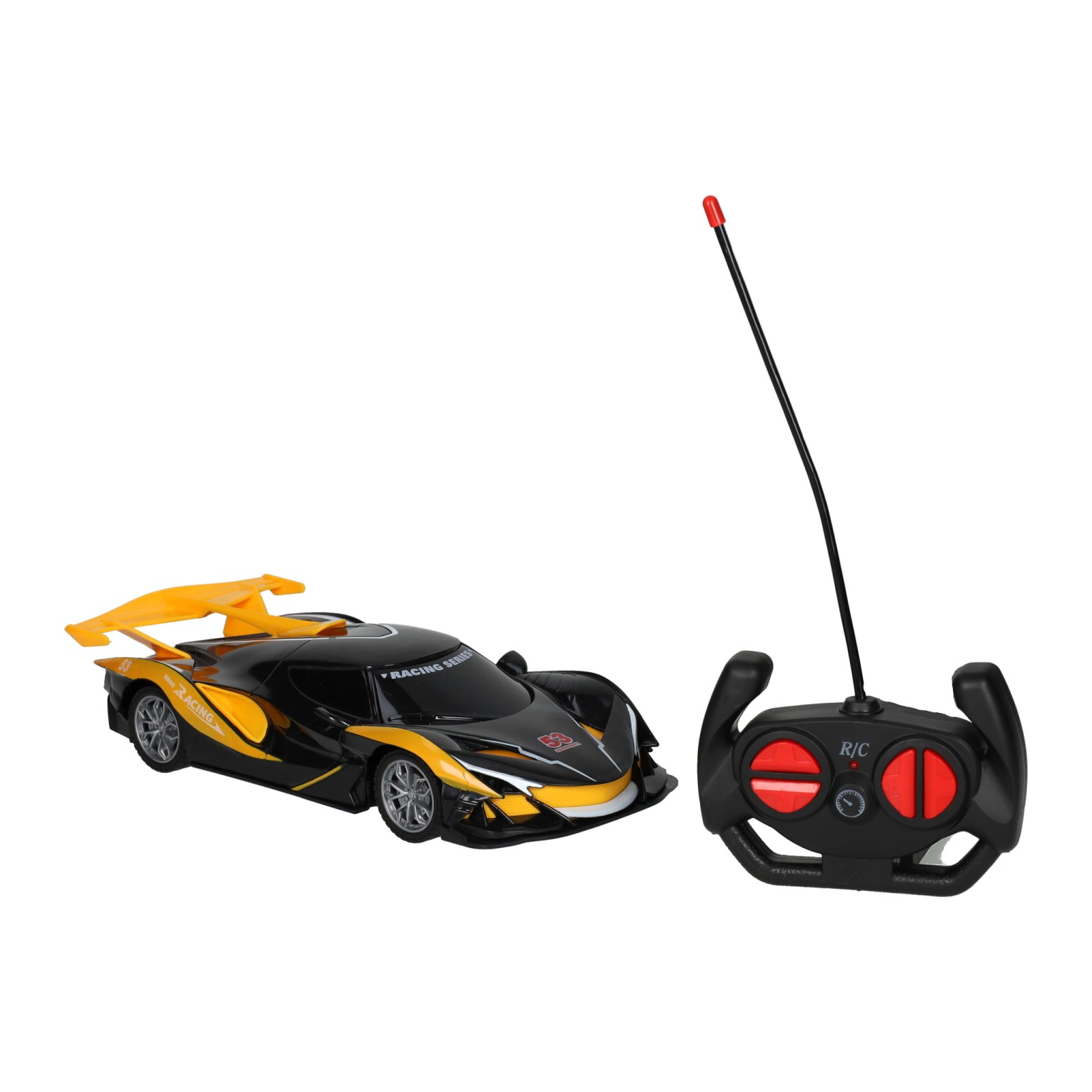 RC-Gelbes Rennauto