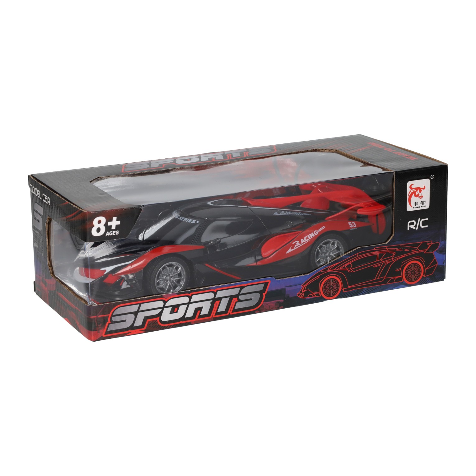 RC Rode Racewagen