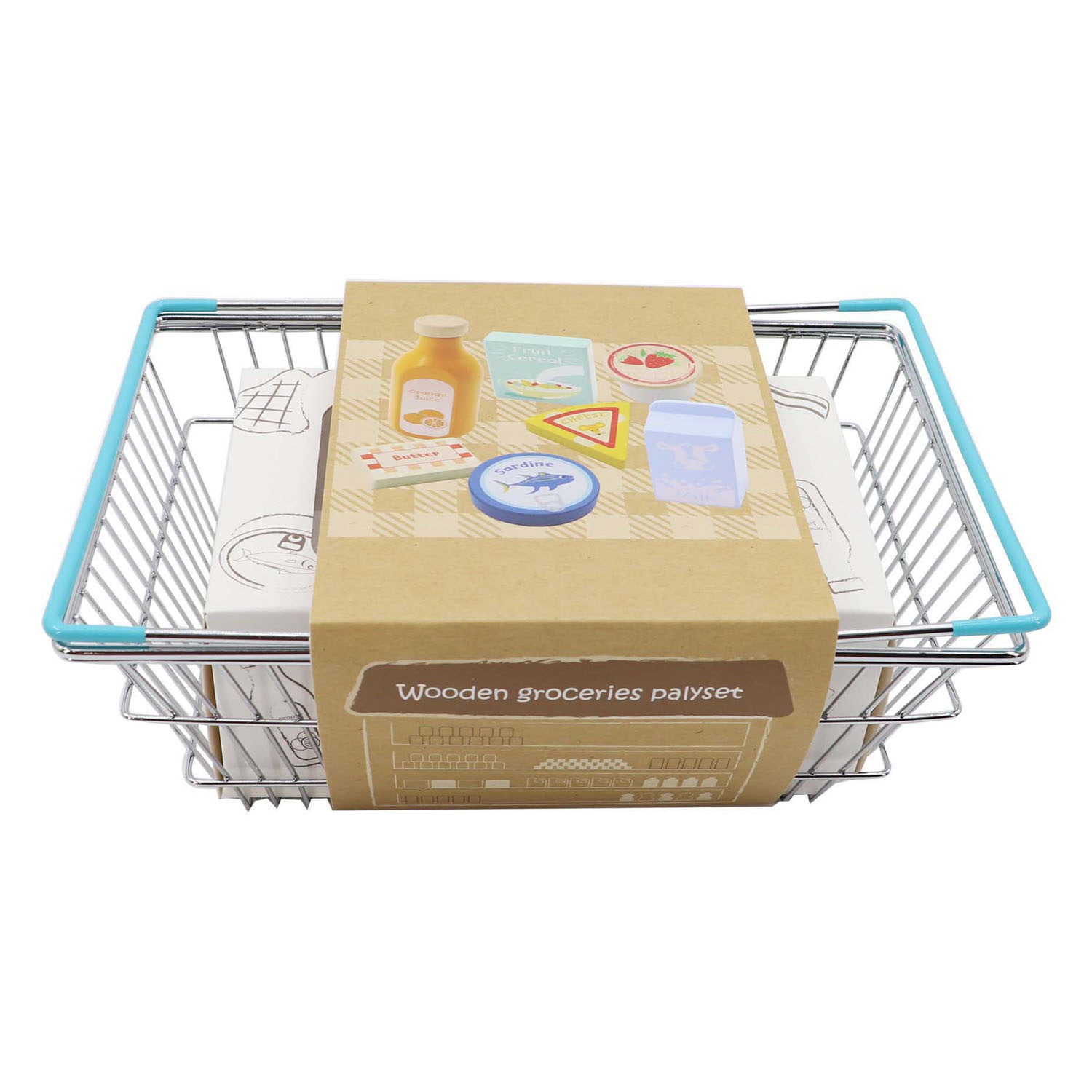 Houten Boodschappen Speelset