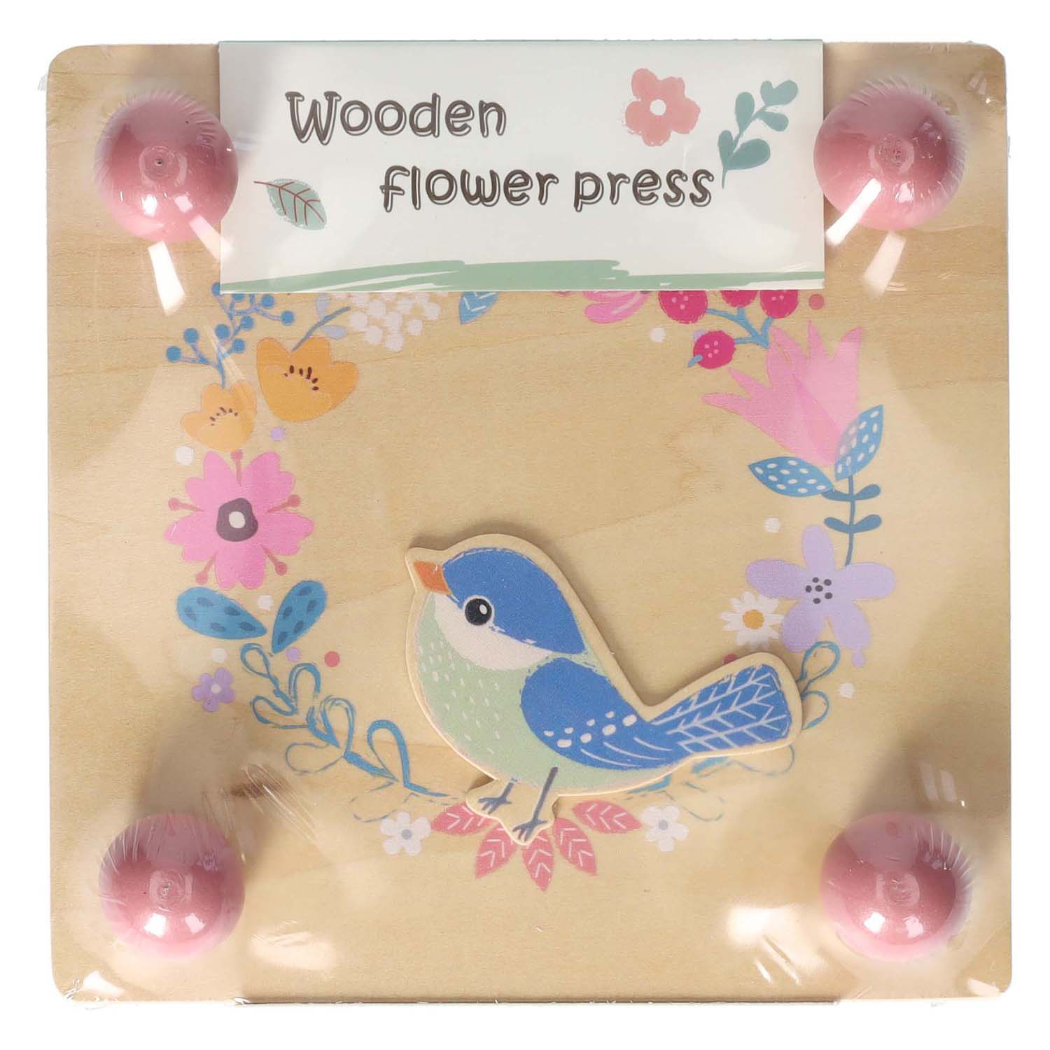 Blumenpresse aus Holz