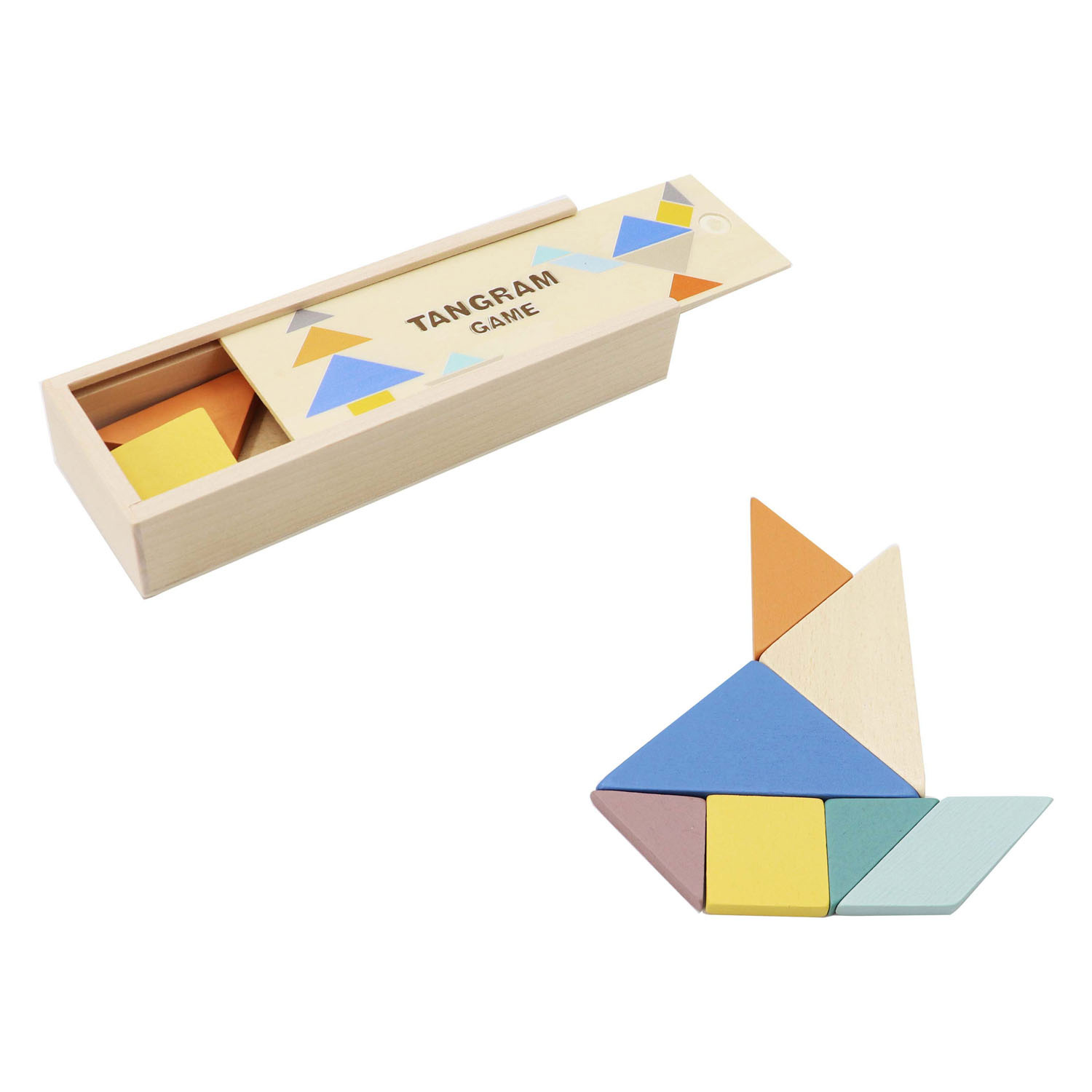 Jeu de Tangram en Bois