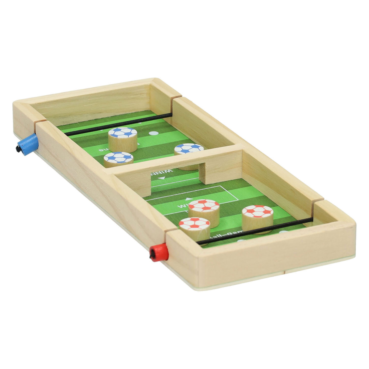 Houten Puck Voetbalspel - 2 Spelers