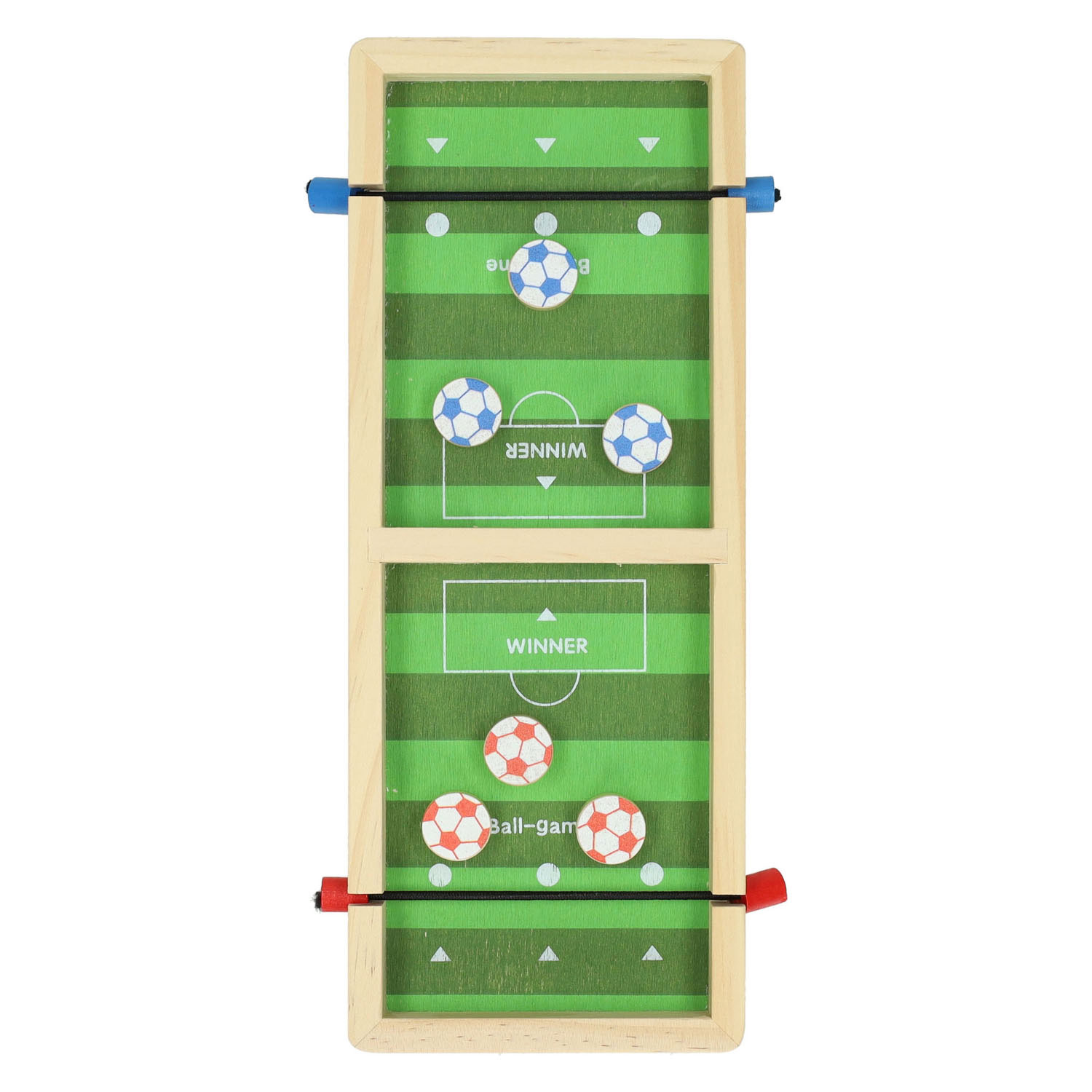 Houten Puck Voetbalspel - 2 Spelers