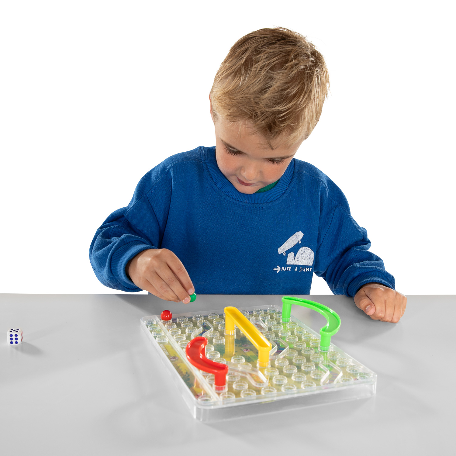 Schlangen- und Leiterspiel 3D