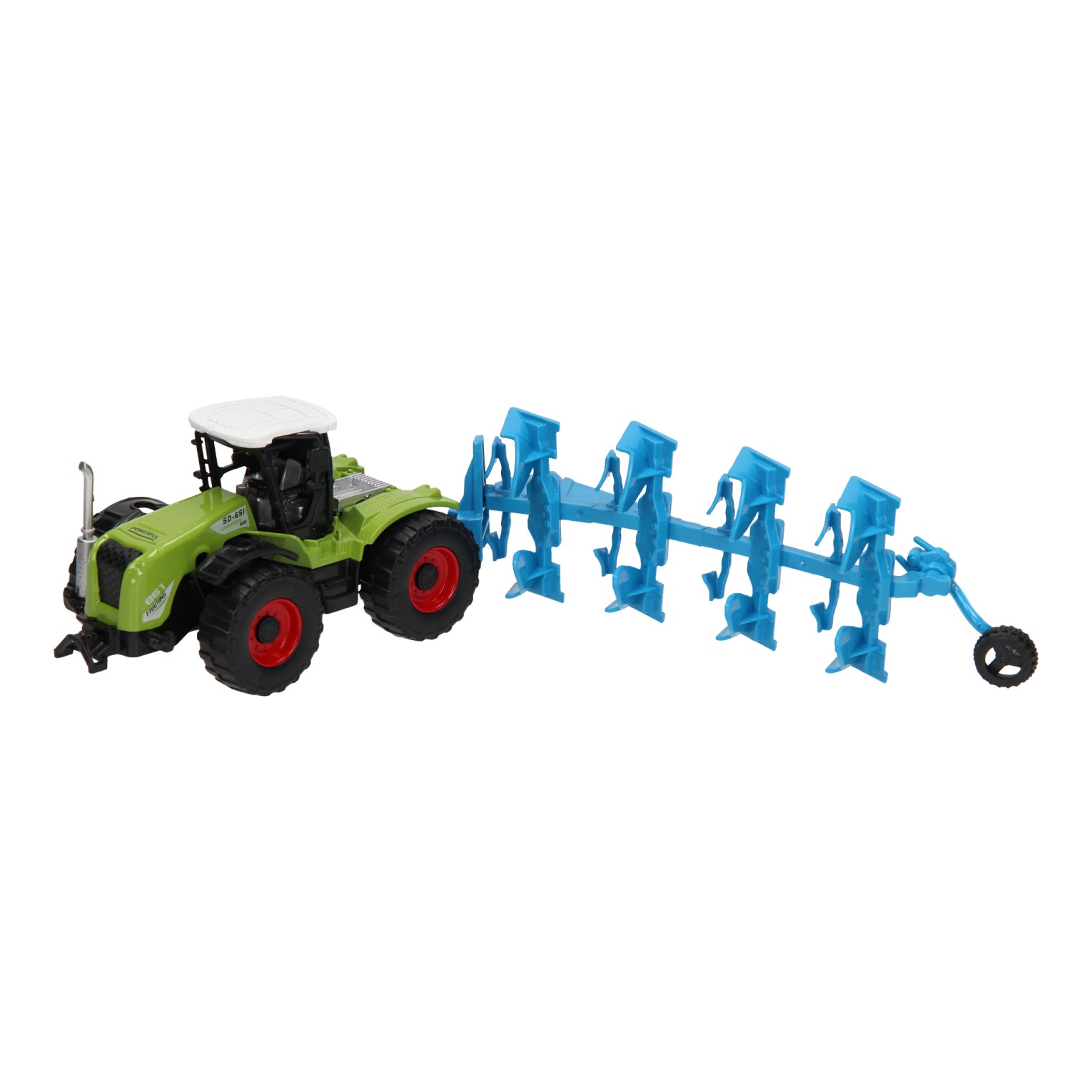 Druckguss-Traktor mit landwirtschaftlichem Werkzeug