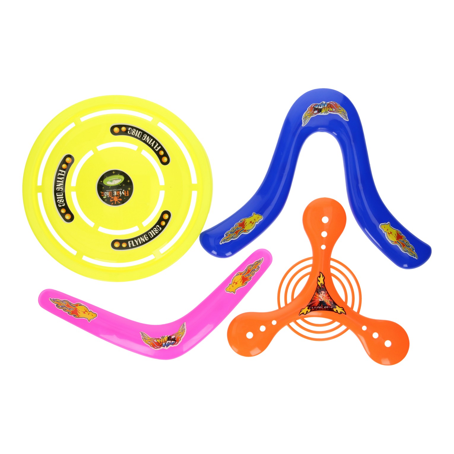 Frisbee en Boomerangs, 4dlg.